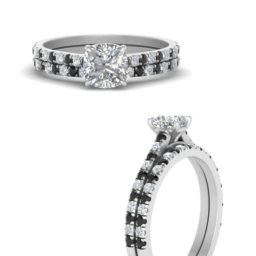 french-pave-cushion-petite-black-diamond-wedding-ring-set-in-FD9918CUGBLACKANGLE3-NL-WG-B1