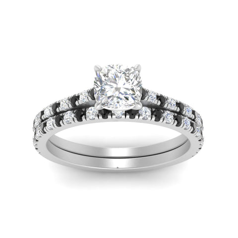 french-pave-cushion-petite-black-diamond-wedding-ring-set-in-FD9918CUGBLACKANGLE3-NL-WG-B1