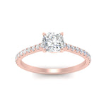 Load image into Gallery viewer, french-pave-cushion-petite-diamond-engagement-ring-in-FD9918CURANGLE3-NL-RG