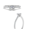 Load image into Gallery viewer, french-pave-cushion-petite-diamond-engagement-ring-in-FD9918R