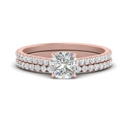 french-pave-cushion-petite-diamond-wedding-ring-set-in-FD9918CUANGLE3-NL-RG-B1