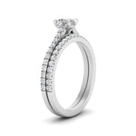 Load image into Gallery viewer, french-pave-cushion-petite-diamond-wedding-ring-set-in-FD9918CUANGLE3-NL-WG-B1

