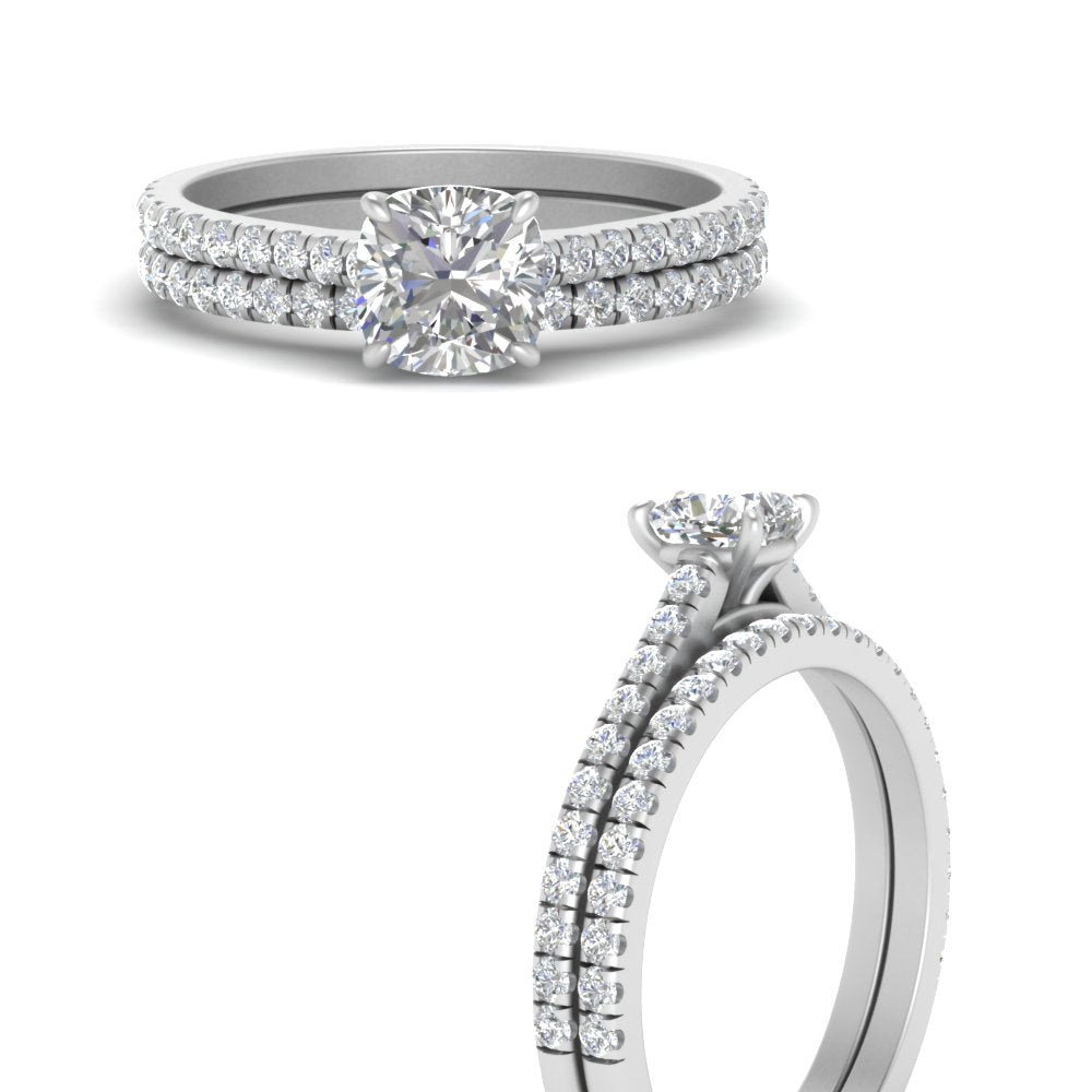 french-pave-cushion-petite-diamond-wedding-ring-set-in-FD9918CUANGLE3-NL-WG-B1