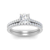 Load image into Gallery viewer, french-pave-cushion-petite-diamond-wedding-ring-set-in-FD9918CUANGLE3-NL-WG-B1