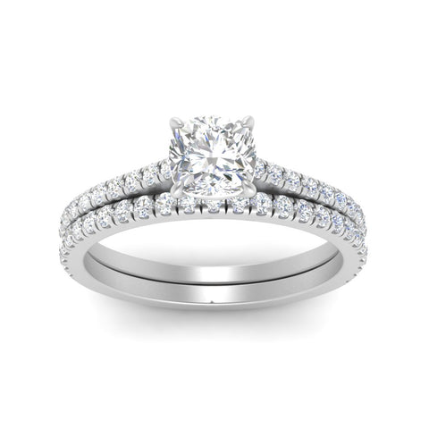 french-pave-cushion-petite-diamond-wedding-ring-set-in-FD9918CUANGLE3-NL-WG-B1