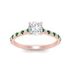 Load image into Gallery viewer, french-pave-cushion-petite-emerald-engagement-ring-in-FD9918CURGEMGRANGLE3-NL-RG