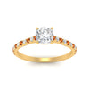 Load image into Gallery viewer, french-pave-cushion-petite-orange-sapphire-engagement-ring-in-FD9918CURGSAORANGLE3-NL-YG