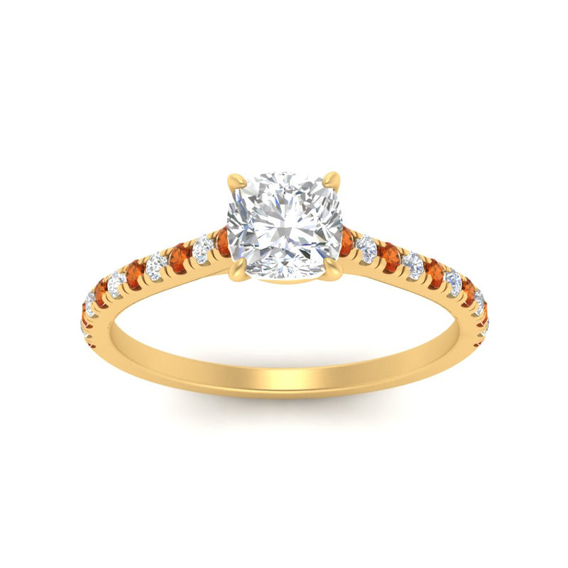 french-pave-cushion-petite-orange-sapphire-engagement-ring-in-FD9918CURGSAORANGLE3-NL-YG