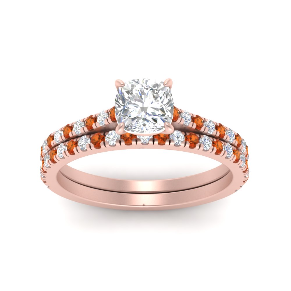 french-pave-cushion-petite-orange-sapphire-wedding-ring-set-in-FD9918CUGSAORANGLE3-NL-RG-B1