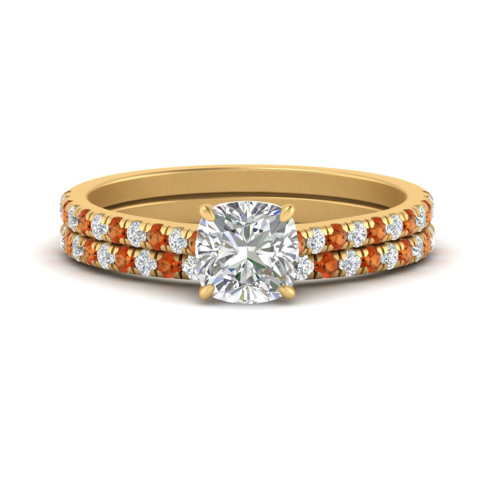 french-pave-cushion-petite-orange-sapphire-wedding-ring-set-in-FD9918CUGSAORANGLE3-NL-YG-B1