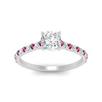Load image into Gallery viewer, french-pave-cushion-petite-pink-sapphire-engagement-ring-in-FD9918CURGSADRPIANGLE3-NL-WG