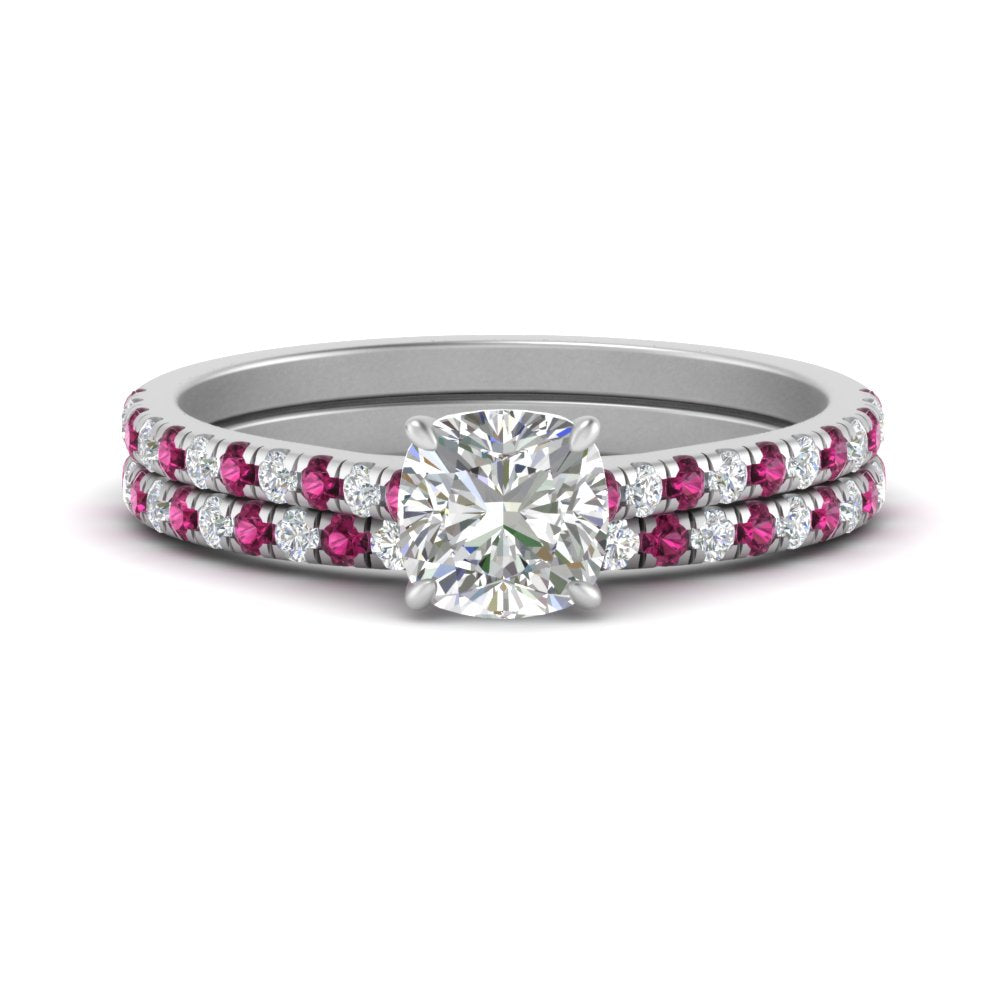 french-pave-cushion-petite-pink-sapphire-wedding-ring-set-in-FD9918CUGSADRPIANGLE3-NL-WG-B1