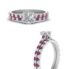 Load image into Gallery viewer, french-pave-cushion-petite-pink-sapphire-wedding-ring-set-in-FD9918CUGSADRPIANGLE3-NL-WG-B1