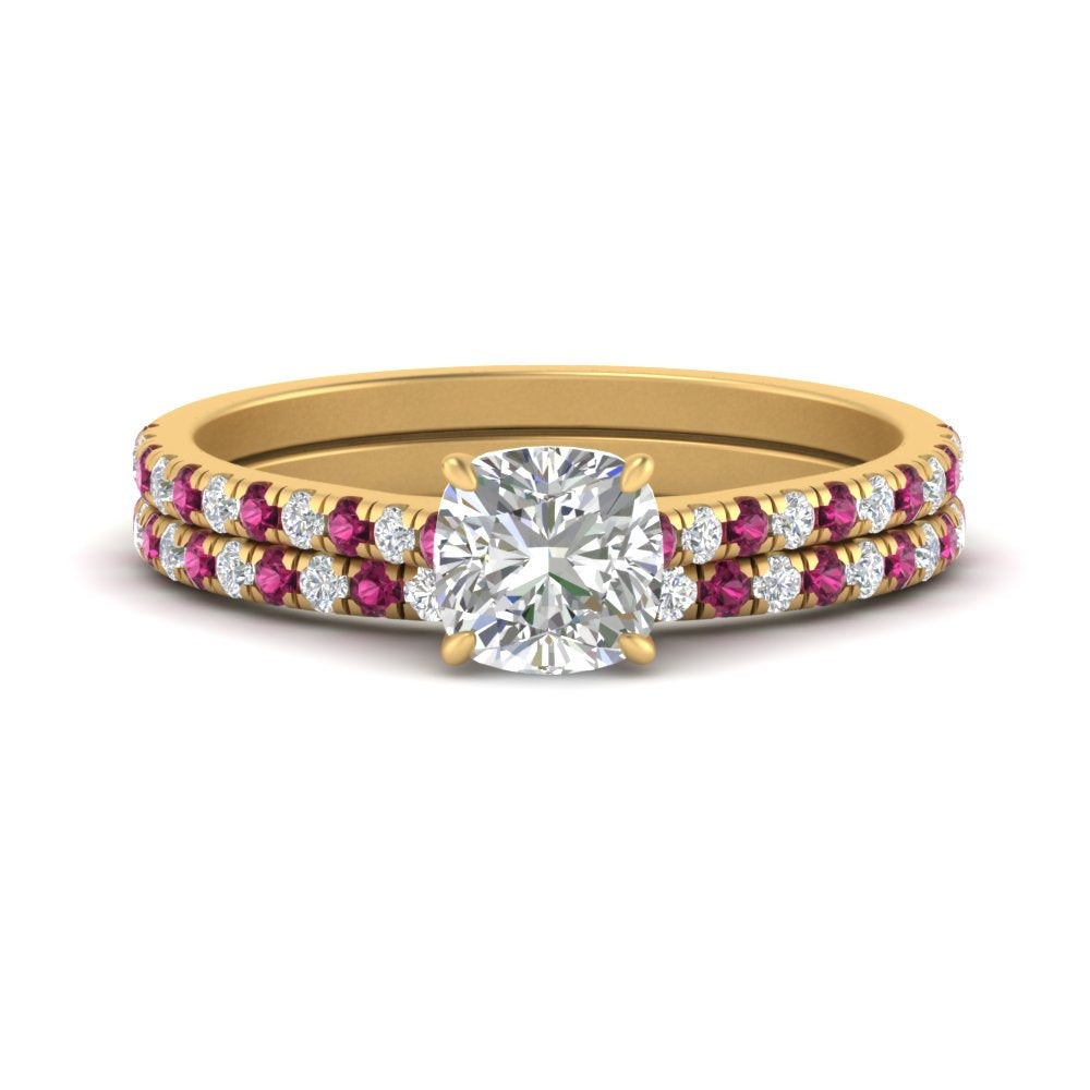 french-pave-cushion-petite-pink-sapphire-wedding-ring-set-in-FD9918CUGSADRPIANGLE3-NL-YG-B1