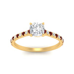 Load image into Gallery viewer, french-pave-cushion-petite-ruby-engagement-ring-in-FD9918CURGRUDRANGLE3-NL-YG