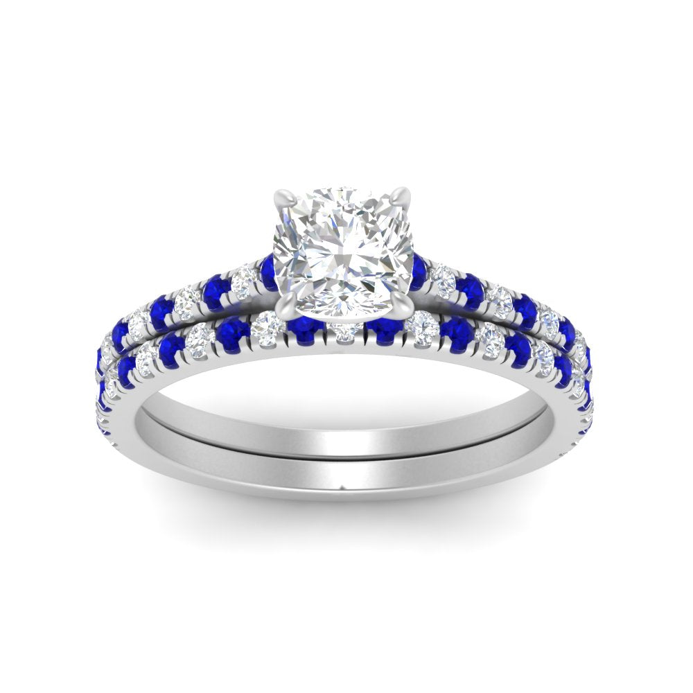 french-pave-cushion-petite-sapphire-wedding-ring-set-in-FD9918CUGSABLANGLE3-NL-WG-B1