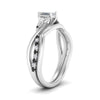 Load image into Gallery viewer, french-pave-emerald-cut-contour-black-diamond-wedding-band-in-white-gold-FD9986B1EMGBLACK-NL-WG