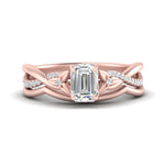 Load image into Gallery viewer, french-pave-emerald-cut-contour-diamond-wedding-band-in-rose-gold-FD9986B1EM-NL-RG
