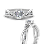 Load image into Gallery viewer, french-pave-emerald-cut-contour-diamond-wedding-band-in-white-gold-FD9986B1EM-NL-WG
