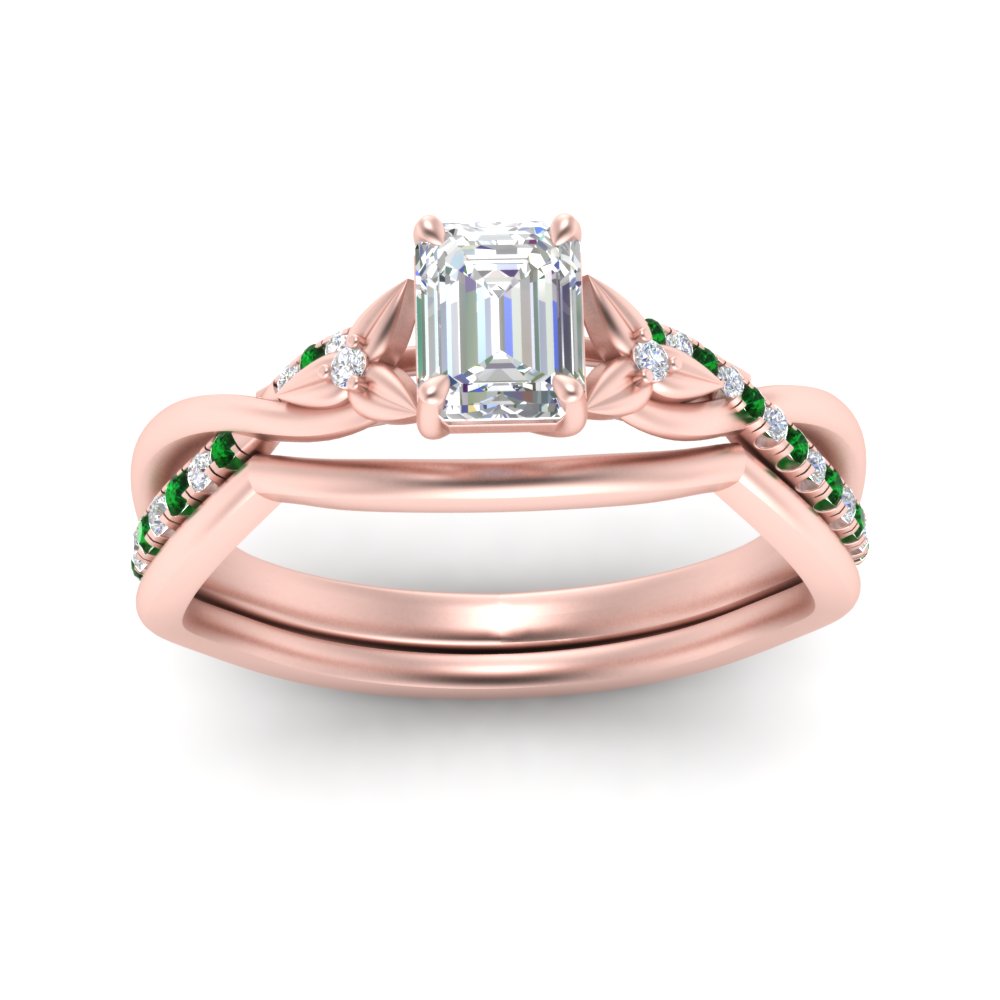 french-pave-emerald-cut-contour-emerald-wedding-band-in-rose-gold-FD9986B1EMGEMGR-NL-RG