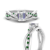 Load image into Gallery viewer, french-pave-emerald-cut-contour-emerald-wedding-band-in-white-gold-FD9986B1EMGEMGR-NL-WG