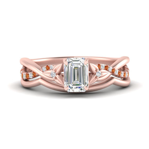 french-pave-emerald-cut-contour-orange-sapphire-wedding-band-in-rose-gold-FD9986B1EMGSAOR-NL-RG