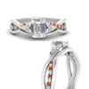 Load image into Gallery viewer, french-pave-emerald-cut-contour-orange-sapphire-wedding-band-in-white-gold-FD9986B1EMGSAOR-NL-WG