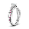 Load image into Gallery viewer, french-pave-emerald-cut-contour-pink-sapphire-wedding-band-in-white-gold-FD9986B1EMGSADRPI-NL-WG