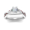Load image into Gallery viewer, french-pave-emerald-cut-contour-ruby-wedding-band-in-white-gold-FD9986B1EMGRUDR-NL-WG