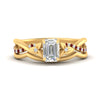 Load image into Gallery viewer, french-pave-emerald-cut-contour-ruby-wedding-band-in-yellow-gold-FD9986B1EMGRUDR-NL-YG