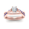 Load image into Gallery viewer, french-pave-emerald-cut-contour-sapphire-wedding-band-in-rose-gold-FD9986B1EMGSABL-NL-RG