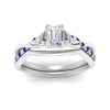 Load image into Gallery viewer, french-pave-emerald-cut-contour-sapphire-wedding-band-in-white-gold-FD9986B1EMGSABL-NL-WG