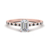 Load image into Gallery viewer, french-pave-emerald-cut-petite-black-diamond-engagement-ring-in-FD9918EMRGBLACKANGLE3-NL-RG