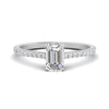 Load image into Gallery viewer, french-pave-emerald-cut-petite-diamond-engagement-ring-in-FD9918R