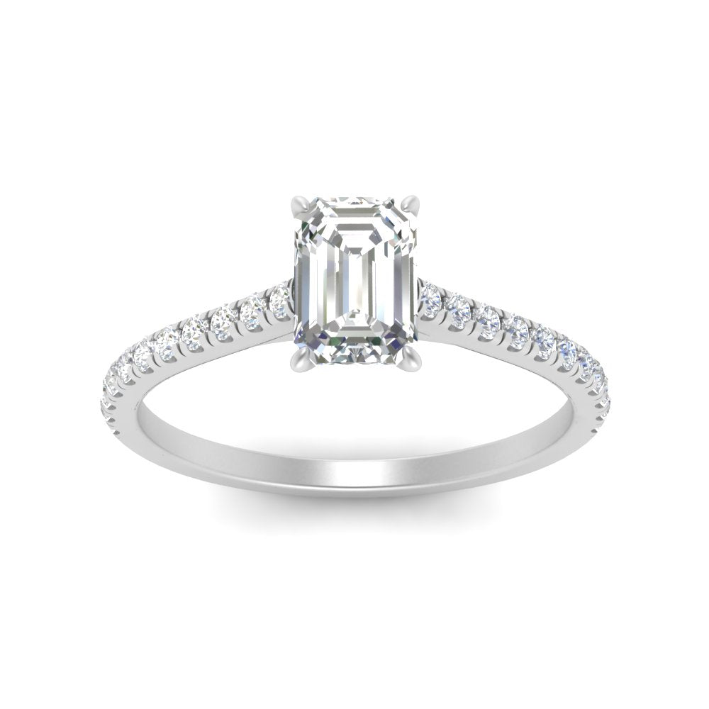 french-pave-emerald-cut-petite-diamond-engagement-ring-in-FD9918R