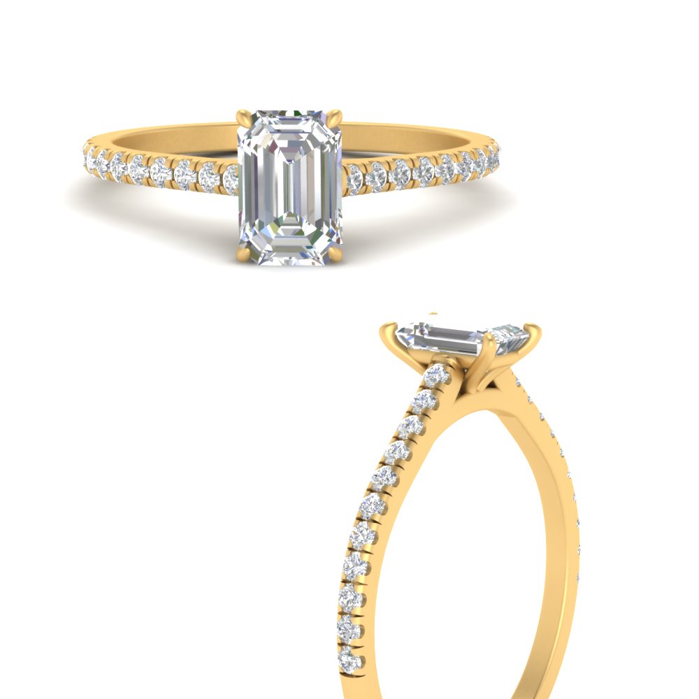 french-pave-emerald-cut-petite-diamond-engagement-ring-in-FD9918EMRANGLE3-NL-YG