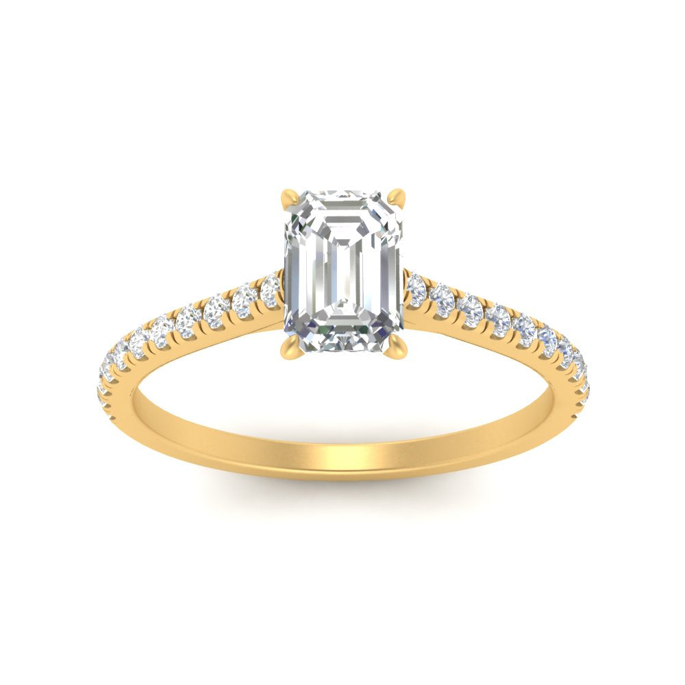 french-pave-emerald-cut-petite-diamond-engagement-ring-in-FD9918EMRANGLE3-NL-YG