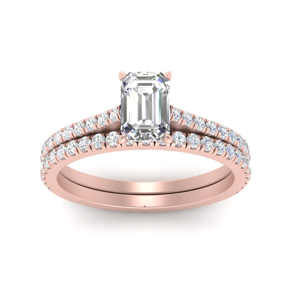 french-pave-emerald-cut-petite-diamond-wedding-ring-set-in-FD9918EMANGLE3-NL-RG-B1