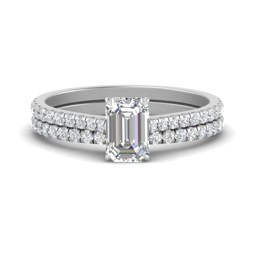 french-pave-emerald-cut-petite-diamond-wedding-ring-set-in-FD9918EMANGLE3-NL-WG-B1