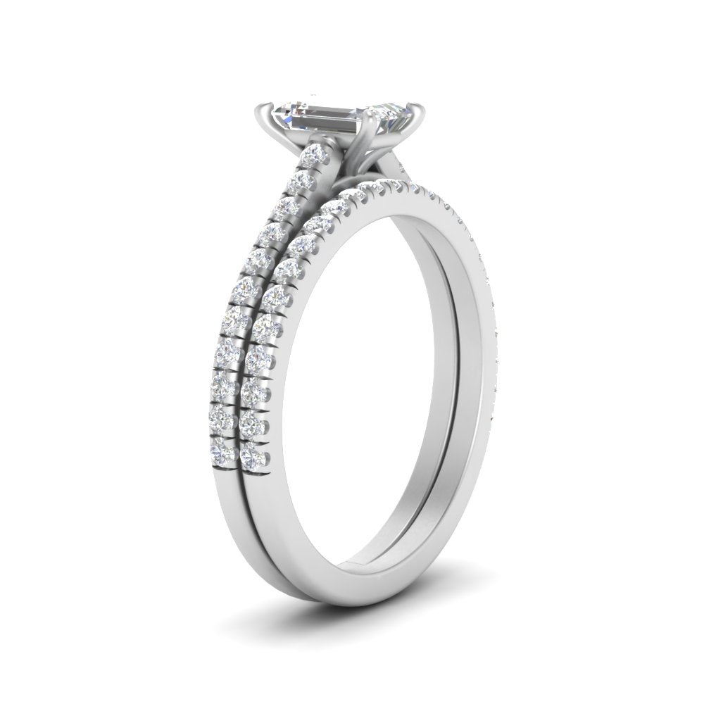 french-pave-emerald-cut-petite-diamond-wedding-ring-set-in-FD9918EMANGLE3-NL-WG-B1