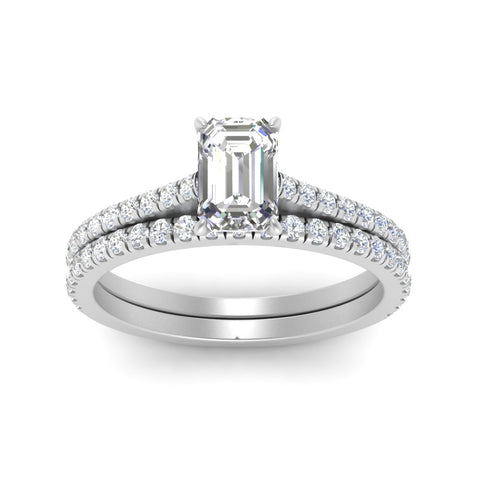 french-pave-emerald-cut-petite-diamond-wedding-ring-set-in-FD9918EMANGLE3-NL-WG-B1