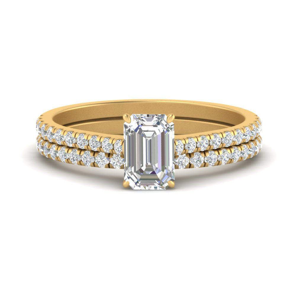 french-pave-emerald-cut-petite-diamond-wedding-ring-set-in-FD9918EMANGLE3-NL-YG-B1