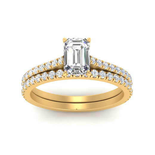 french-pave-emerald-cut-petite-diamond-wedding-ring-set-in-FD9918EMANGLE3-NL-YG-B1