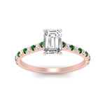 Load image into Gallery viewer, french-pave-emerald-cut-petite-emerald-engagement-ring-in-FD9918EMRGEMGRANGLE3-NL-RG