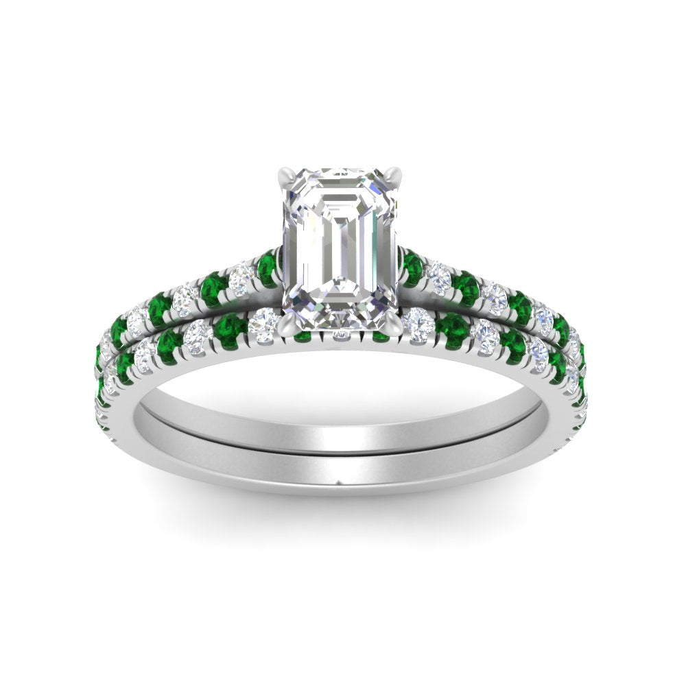 french-pave-emerald-cut-petite-emerald-wedding-ring-set-in-FD9918EMGEMGRANGLE3-NL-WG-B1