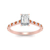 Load image into Gallery viewer, french-pave-emerald-cut-petite-orange-sapphire-engagement-ring-in-FD9918EMRGSAORANGLE3-NL-RG