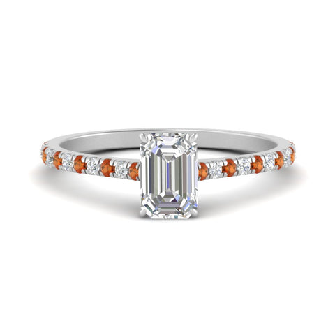 french-pave-emerald-cut-petite-orange-sapphire-engagement-ring-in-FD9918EMRGSAORANGLE3-NL-WG