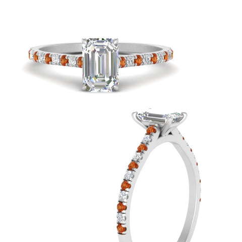 french-pave-emerald-cut-petite-orange-sapphire-engagement-ring-in-FD9918EMRGSAORANGLE3-NL-WG