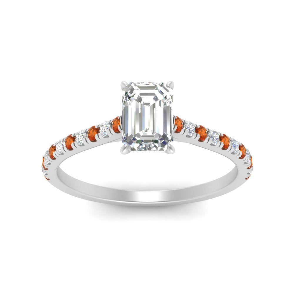 french-pave-emerald-cut-petite-orange-sapphire-engagement-ring-in-FD9918EMRGSAORANGLE3-NL-WG