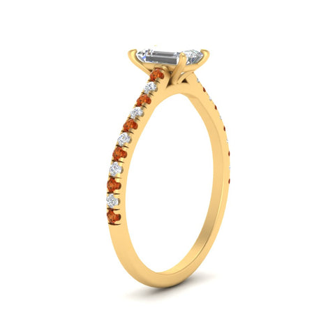 french-pave-emerald-cut-petite-orange-sapphire-engagement-ring-in-FD9918EMRGSAORANGLE3-NL-YG
